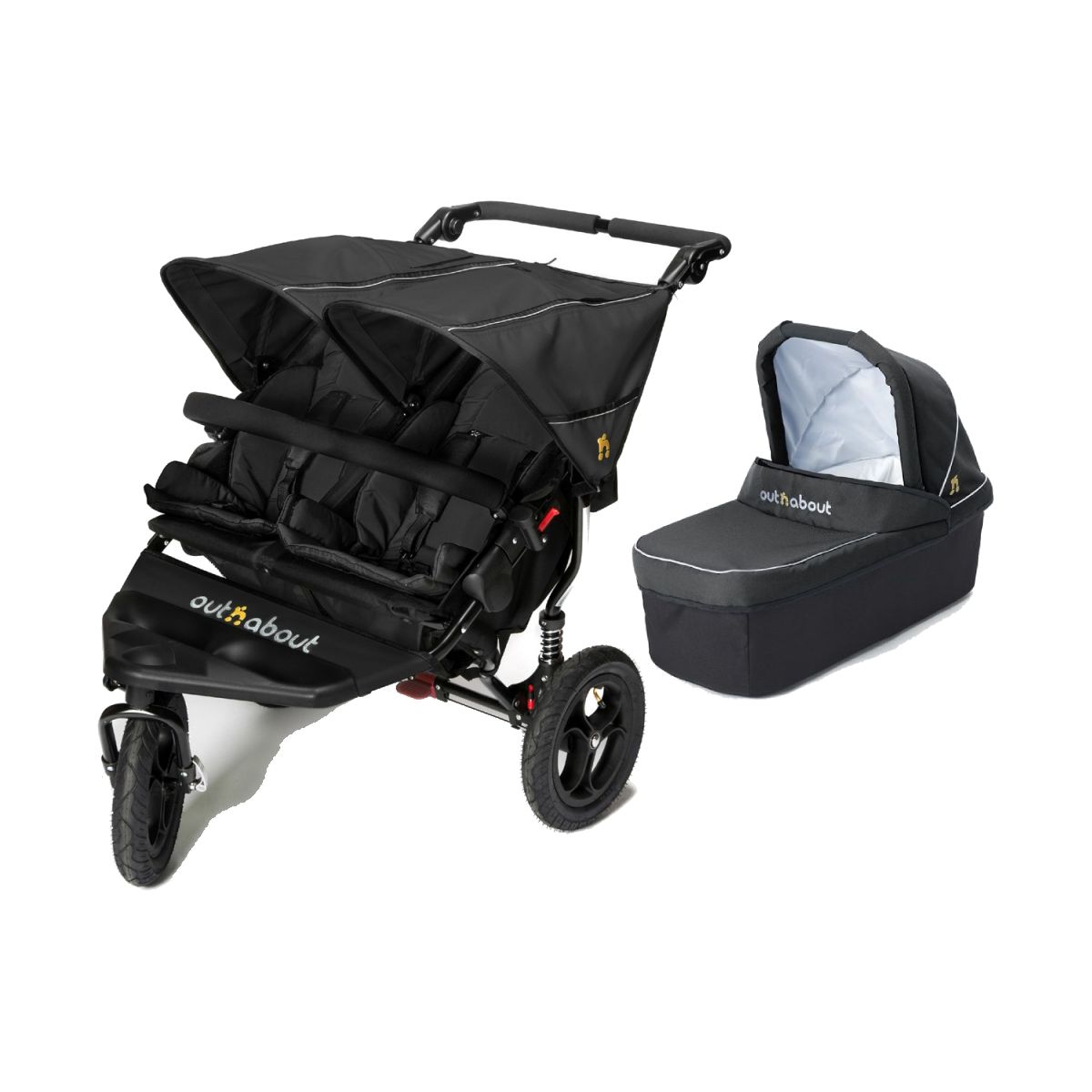 Out n About Nipper DOUBLE 360 V4 Pram System