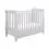 Babymore Eva Sleigh DROPSIDE Convertible Cot Bed with Drawer-Grey