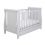 Babymore Stella Sleigh DROPSIDE Convertible Cot Bed-Grey