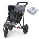 Out n About Nipper Single 360 V4 Stroller-Steel Grey