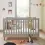 Babymore Mona Cot Bed - White