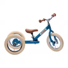 Trybike 2in1 Steel Balance Trike Bike-Vintage Blue