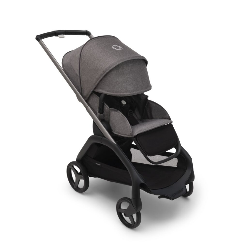 Bugaboo Dragonfly Complete Compact Folding Pushchair-Graphite/Grey Melange