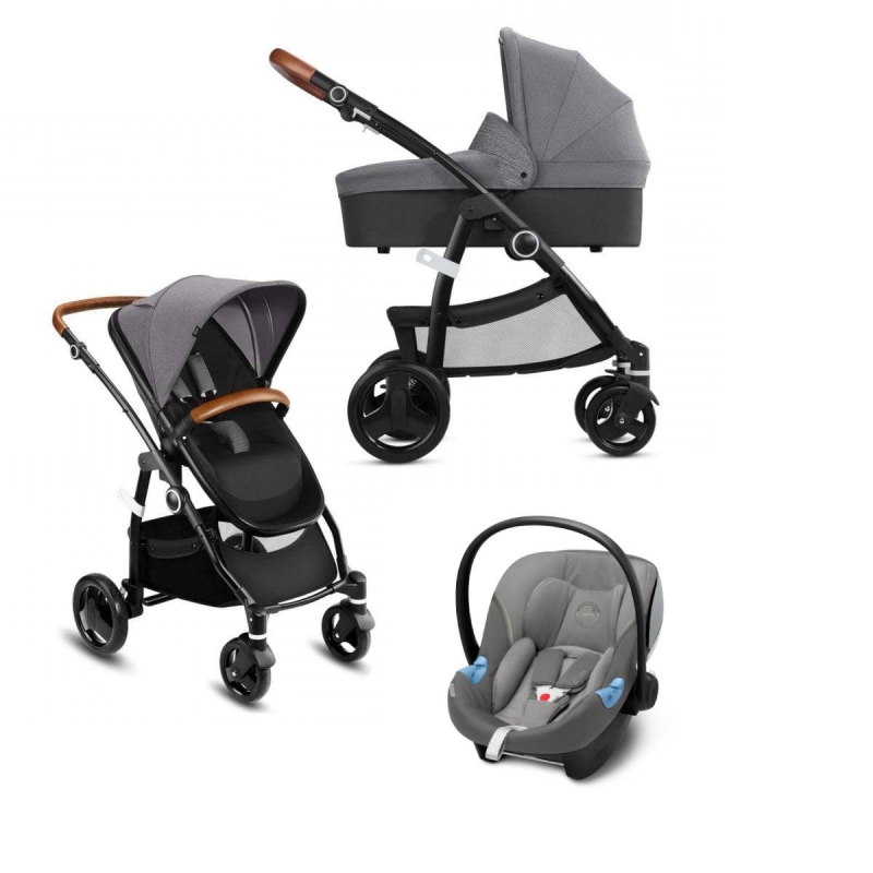 CBX Leotie Lux 3in1 Travel System-Comfy Grey