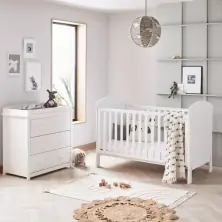 Babymore Aston 2 Piece Roomset-White