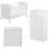 Babymore Aston 3 Piece Roomset-White