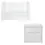 Babymore Stella Sleigh 2 Piece Roomset-White