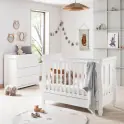 Babymore Eva Sleigh 2 Piece Roomset-White