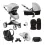 Mima Premium 9 Piece Bundle with iZi Go Car Seat – Black/Black/Black & White