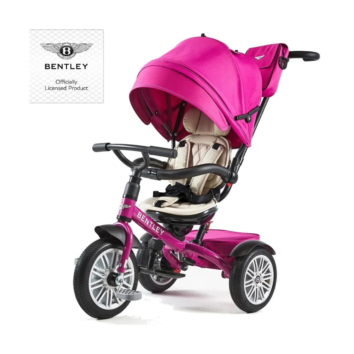 Roma Bentley 6 in 1 Trike – Fuchsia Pink