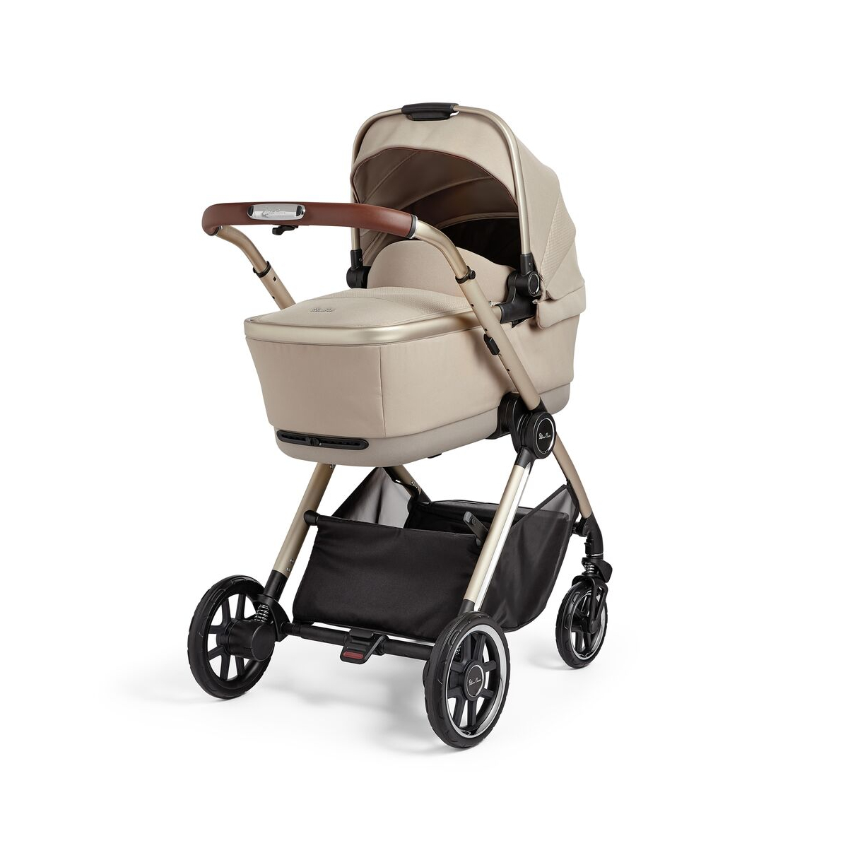 Silver Cross Reef Pushchair With First Bed Folding Carrycot