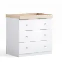 Little Acorn Burlington Dresser - White/Oak