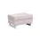 Nursery Collective Nursing Rocking Chair & Footstool Bundle - Dusty Pink/White Legs