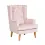 Nursery Collective Nursing Rocking Chair & Footstool Bundle - Dusty Pink/Natural Legs