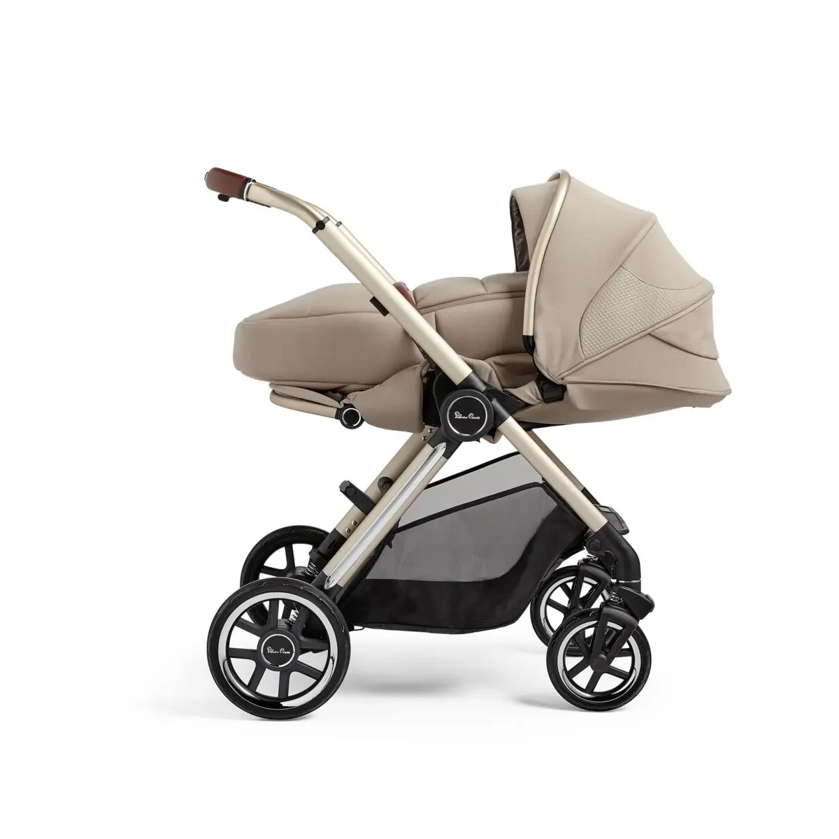 Image of Silver Cross Reef Pushchair With Newborn Pod - Stone
