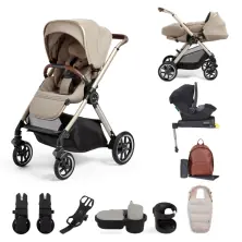 Silver Cross Reef Pushchair With Newborn Pod & Ultimate Pack - Stone
