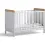 Aya Easydream Neo 2 Piece Cot Bed & Dresser Set-White/Oak