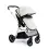 Babymore Mimi 3 in 1 Travel System Bundle with Pecan i-Size Carseat and ISOFIX Base - Silver