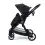 Babymore Mimi 3 in 1 Travel System Bundle with Pecan i-Size Carseat and ISOFIX Base - Black