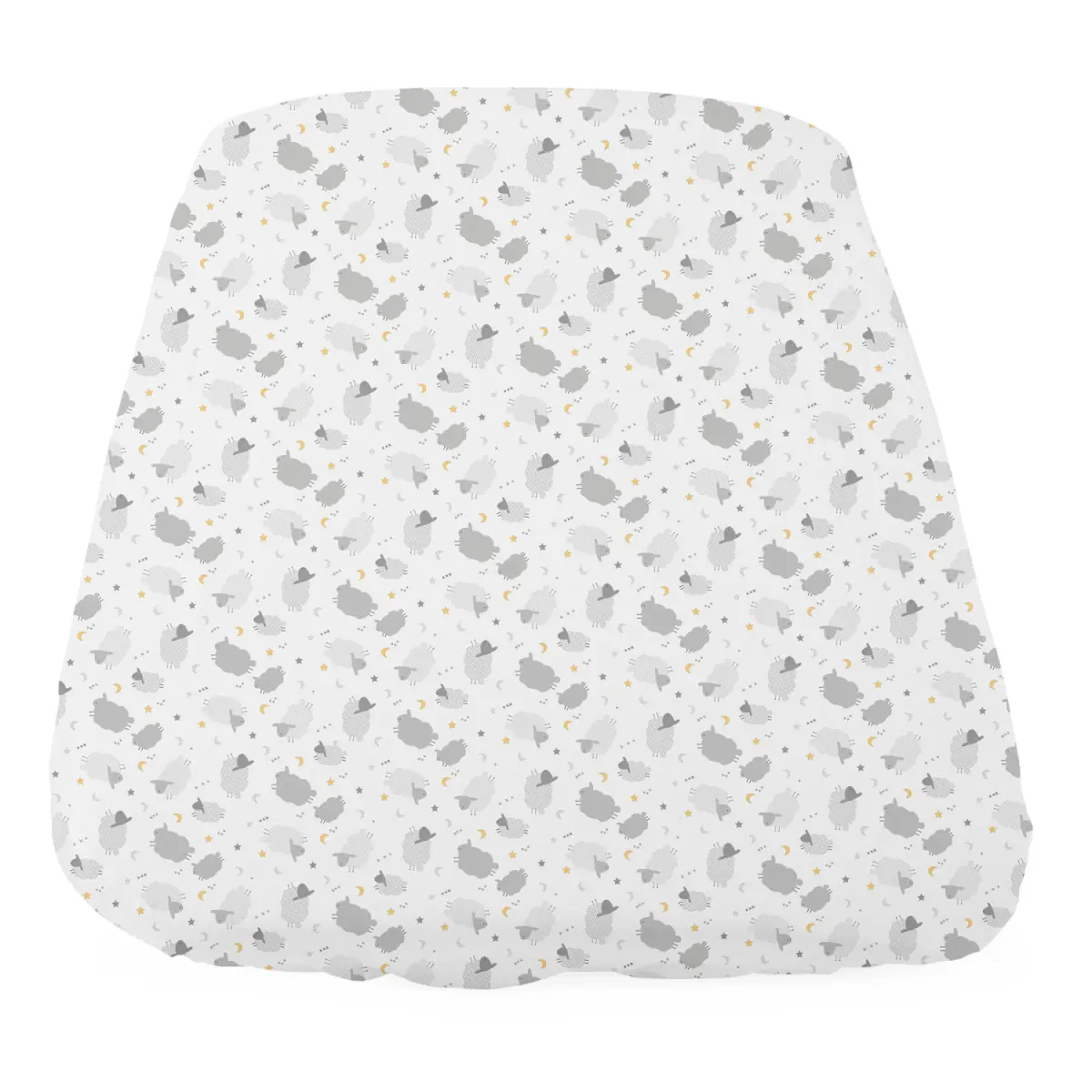 Chicco Crib Set 2 Piece Next2Me Forever Fitted Sheets – Grey Sheep
