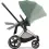 Cybex Priam Rose Gold Pushchair with Lux Carry Cot & Cloud T Car Seat - Leaf Green