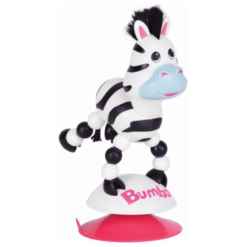 Bumbo Suction Toy - Zoey The Zebra 