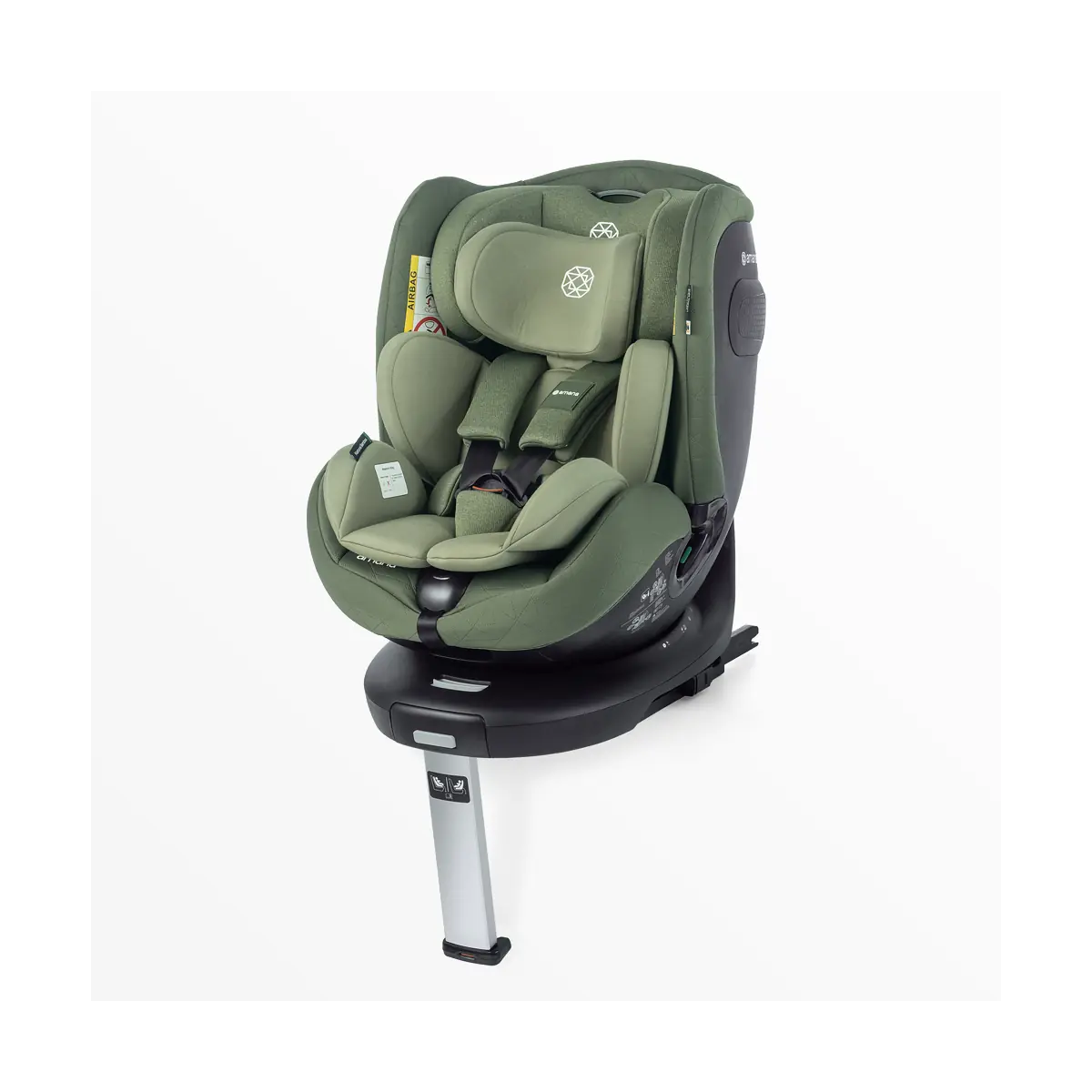 Image of Amana Siena Twist+ 360 Spin ALL STAGE i-Size Group 0+/1/2/3 Car Seat - Sage Green (Exclusive to KK)