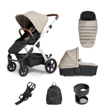 Silver Cross Tide 3in1 Pram System With Accessory Box - Stone