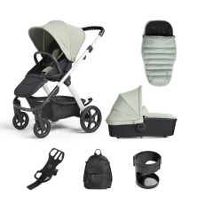 Silver Cross Tide 3in1 Pram System With Accessory Pack - Sage