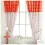 Red Kite Redkite Cotton Tail And Friends And Friends Tab Top Curtains