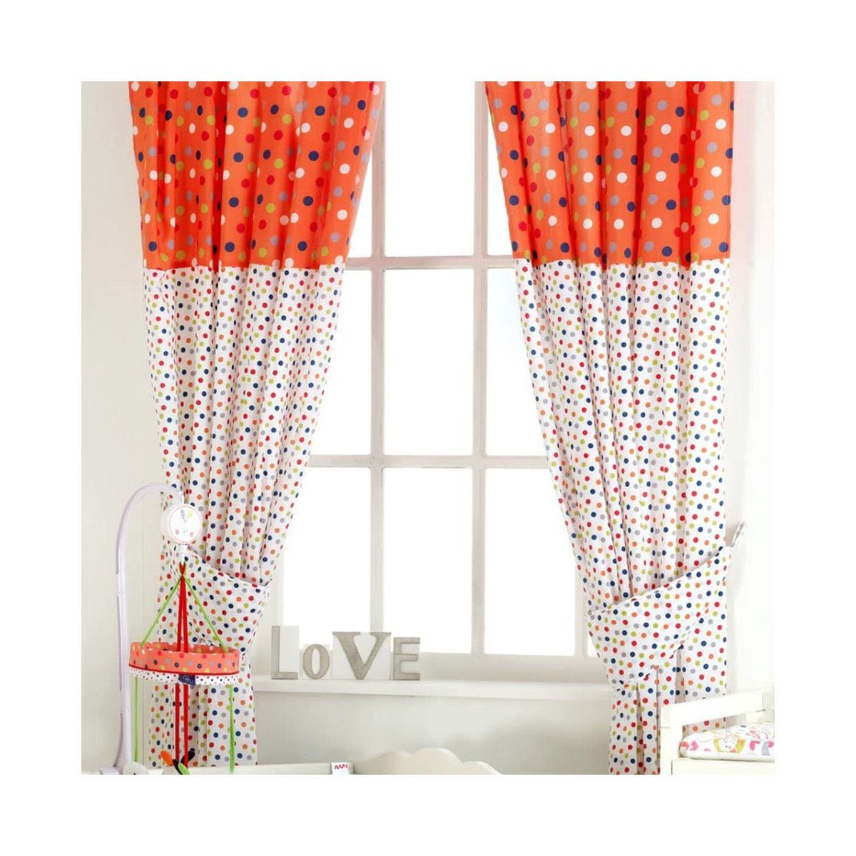 Red Kite Redkite Cotton Tail And Friends And Friends Tab Top Curtains (CL)