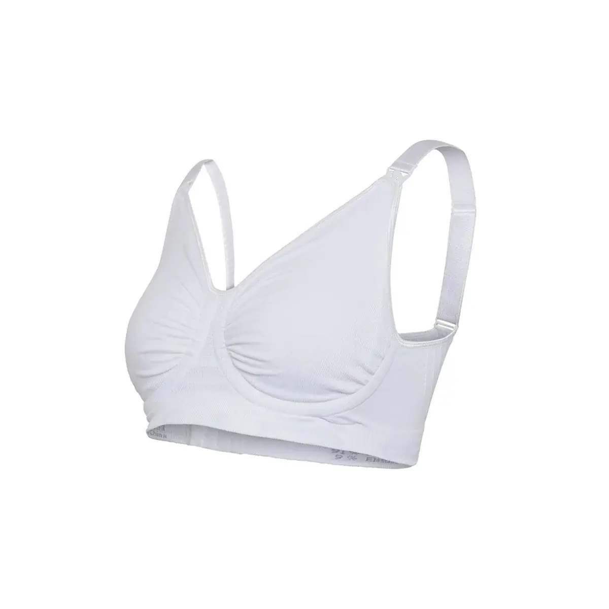 Image of Carriwell Maternity & Nursing Bra with Carri-Gel Support-White (Size - X-LARGE)