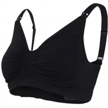 Carriwell Maternity & Nursing Bra with Carri-Gel Support - Black (Size - LARGE)