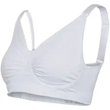 Carriwell Maternity & Nursing Bra with Padded Carri-Gel Support - White (Size - X-LARGE)