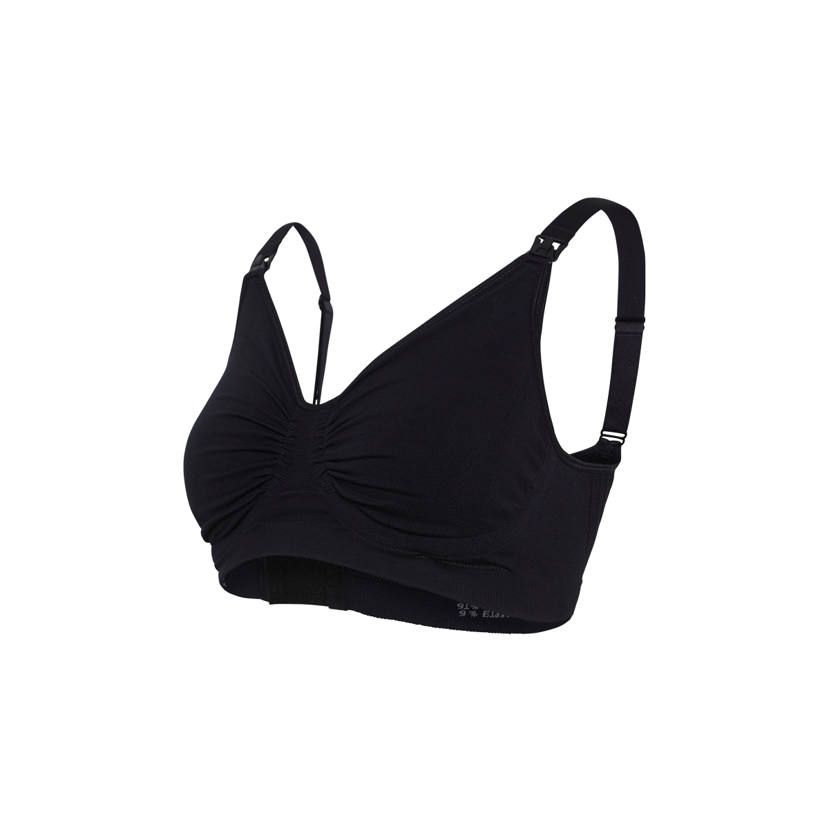 Carriwell Maternity & Nursing Bra with Padded Carri-Gel Support - Black (Size - XX