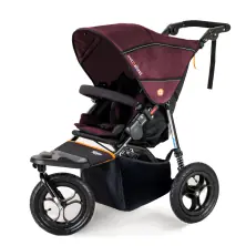 Out n About Nipper Single V5 Stroller-Bramble Berry Red