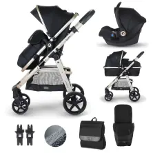 miniuno Toura Special Edition Travel System - Frosted Gold