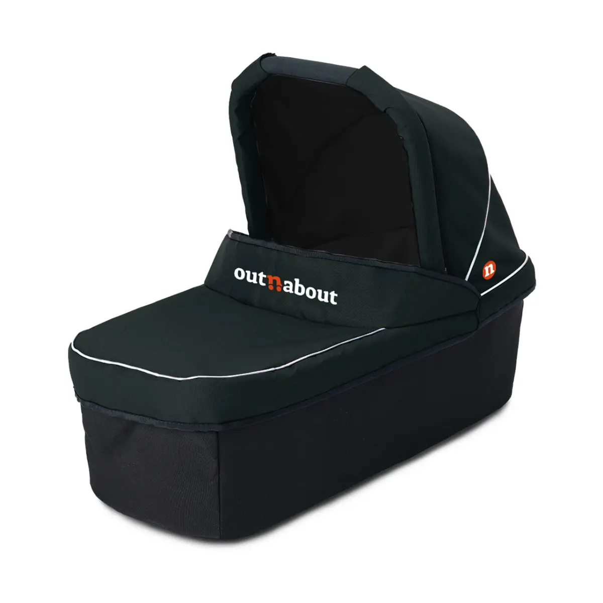 Out n About V5 Double Carrycot – Forest Black