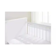 Breathable Baby Airflow 2 Sided Mesh Cot Liner - White
