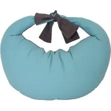 Hippychick Feeding Pillow-Charcoal and Reef Blue