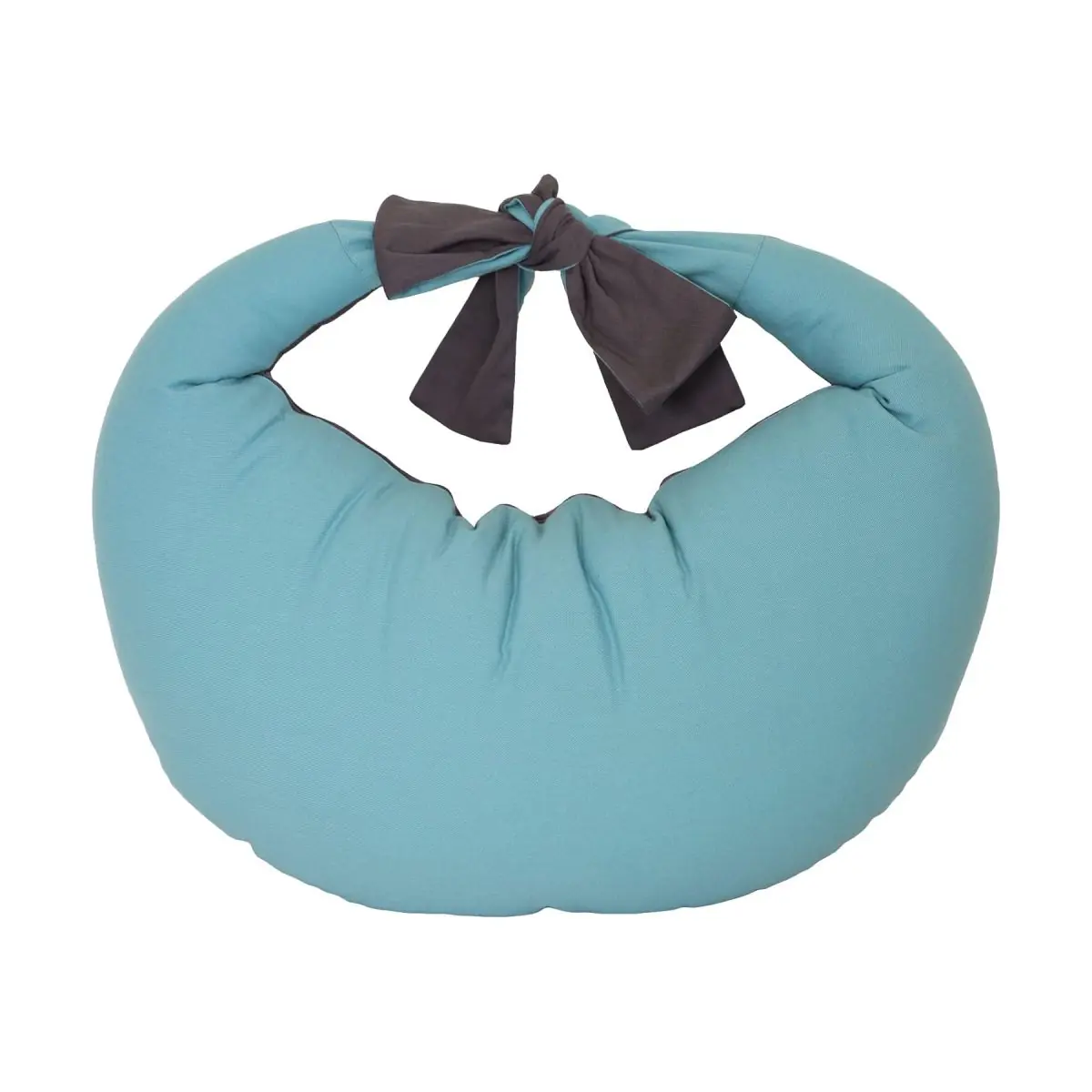 Image of Hippychick Feeding Pillow-Charcoal and Reef Blue