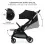 Kinderkraft Apino Compact Stroller - Raven Black