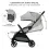 Kinderkraft Apino Compact Stroller - Dove Grey