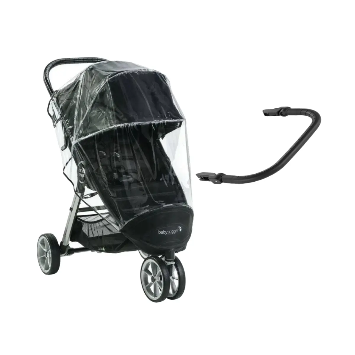 Baby Jogger City Mini® GT2 & City Elite® 2 Strollers Single Belly Bar & Weather Shield