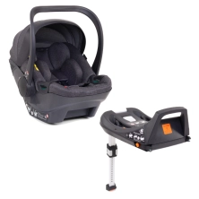 iCandy Cocoon Infant Group 0+ Car Seat and Isofix Base - Dark Grey