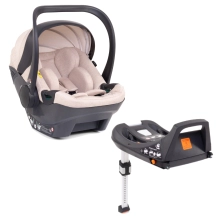 iCandy Cocoon Infant Group 0+ Car Seat and Isofix Base - Latte