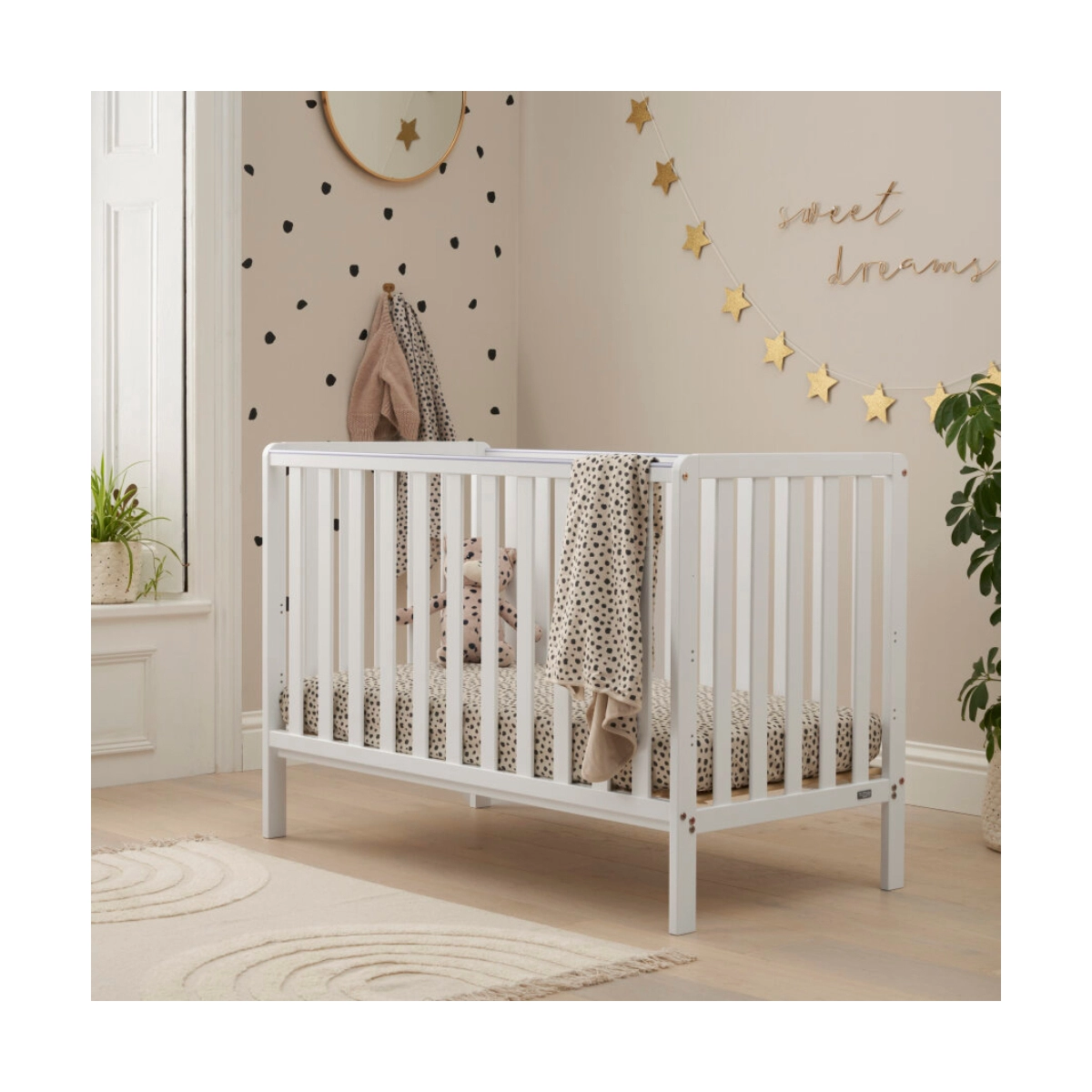 Tutti Bambini Caterina Mini Cot Bed – Essentials White