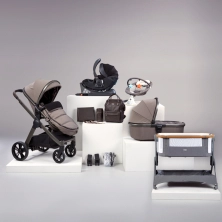 BabaBing Raffi 15 Piece Travel System and Home Bundle - Mink