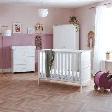 Obaby Evie Mini 3 Piece Furniture Room Set - White