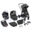 Babymore Memore V2 13 Piece Travel System Bundle with Coco i-Size Carseat and Isofix Base - Black